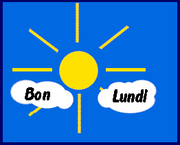 Gif animé Bon lundi soleil